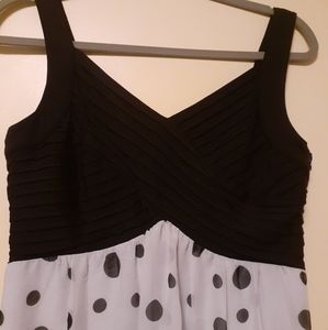 Cato black patterned dress